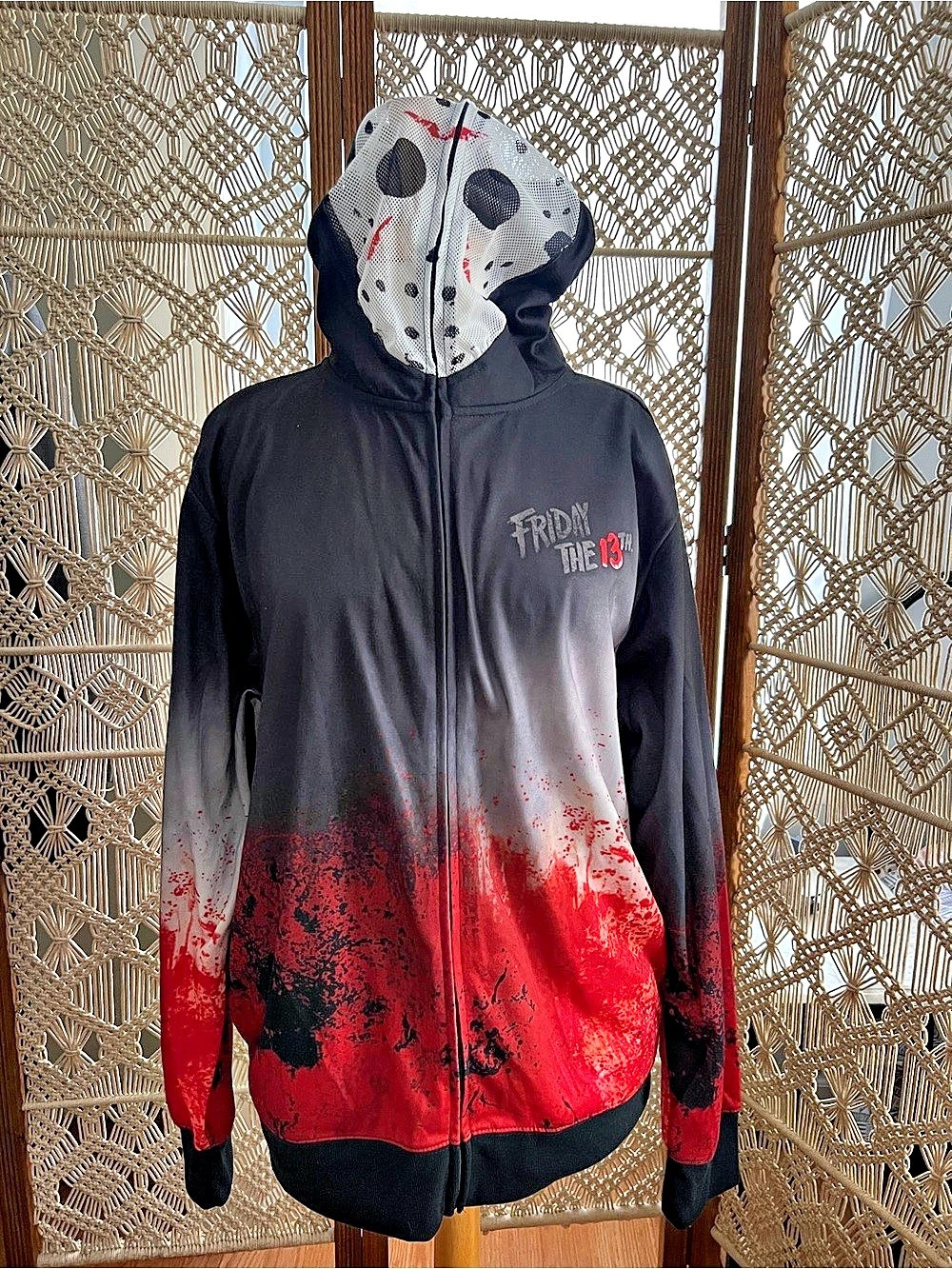 Friday the 13th hooded jacket Graphic Size Medium